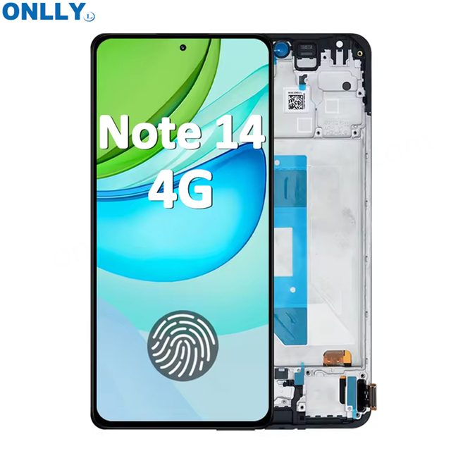 OLED Mobile Phone Display for Xiaomi Redmi Note 14 4G 5G Touchscreen Panel Screen Replacement