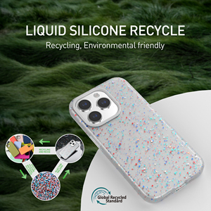 Soonleader Online Meilleur étui de téléphone dégradé recyclé écologique Fournisseur étuis de téléphone en silicone liquide pour <span class=keywords><strong>iPhone</strong></span> 15 Pro Max - Product Image 5