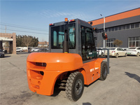 Chariot élévateur diesel à grande capacité fourni directement par l'usine, 5 tonnes, 7 tonnes, 8 tonnes, à prix très avantageux