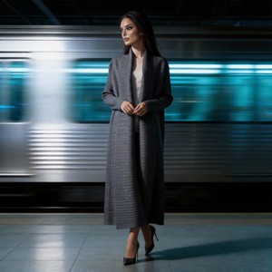 Robe Abaya plissée imprimée en polyester, nouveau style haut de gamme pour femmes musulmanes, élégante, vente en gros, sur mesure - Product Image 2