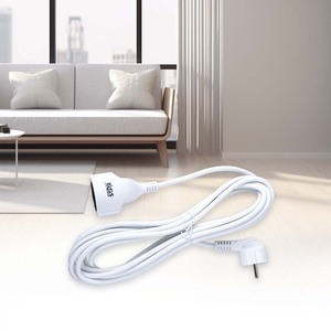 Cable de extensión Winningstar de 5 m, PVC, cobre puro, cable de alimentación para interiores con diseño de seguridad para uso doméstico - Product Image 2