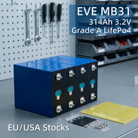 Batería Líquida Lista para Enviar, Stock en la UE, 3.2V 314Ah Capacidad Real MB31 280Ah 330Ah 320Ah Lifepo4 Akku 8000 Ciclos