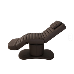 Hot Selling Chocolate Leather Brown Massage <b>Table</b> Three Motors <b>Electric</b> Beauty Equipment Cosmetic Massage Bed - Product Image 2
