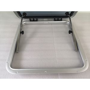 Couverture de trappe carrée en aluminium avec verre trempé pour bateau, véhicule marin, ventilation de toit, éclairage - Product Image 3