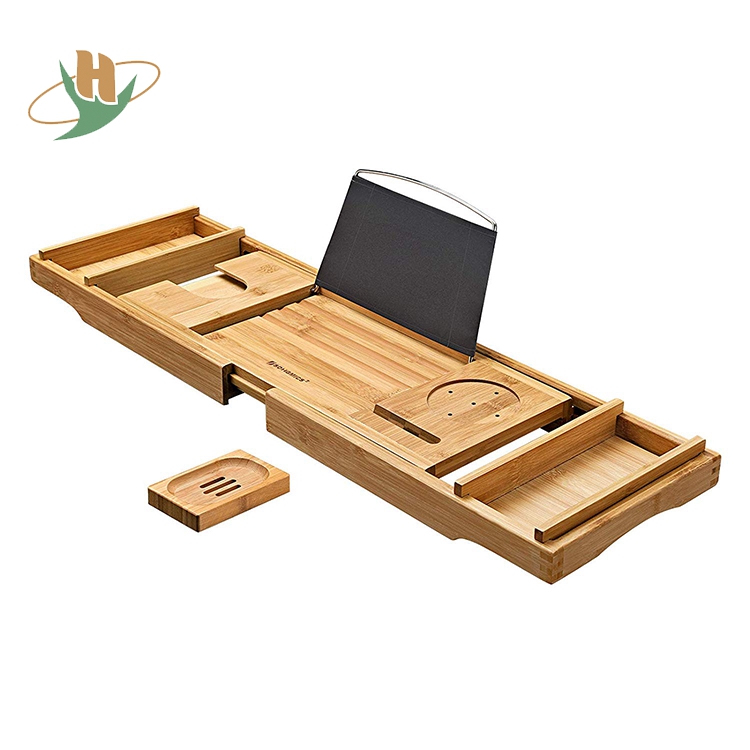 Недорогой бамбуковый органайзер, поднос для ванны