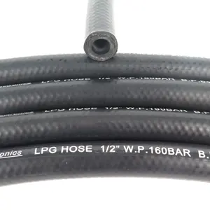 EN 1762 Industrial High Pressure Natural Gas LPG CNG Rubber Hose Pipe