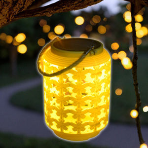 Portatile colorato LED solare bottiglia di proiezione lanterna per la decorazione della casa per la festa in giardino cancello di vacanza decorazione appesa all'aperto - Product Image 6