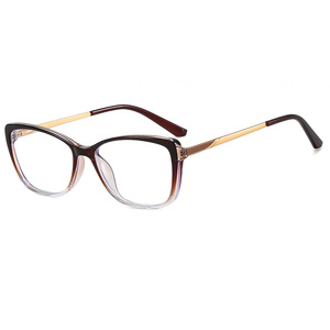 Gafas Ópticas Cat Eye Psn, Montura Completa de Metal Negro, Borde Fino Tr5029, Unisex - Product Image 5