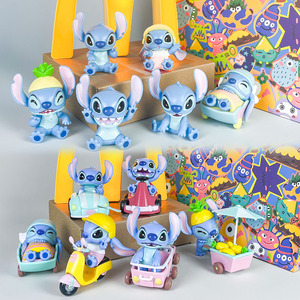 Caja Sorpresa <span class=keywords><strong>Lilo</strong></span> & Stitch: Figuras de PVC Inspiradas en Anime, Juguetes de Moda para Modelos, Adornos Decorativos, Caja de Colores, Bolsa de Malla, 14+ Años - Product Image 4