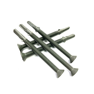 Taiwan tête plate/plumes aile tek vis auto-perceuses Taiwan zinc jaune vis de plancher - Product Image 2