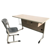 Chaise de bureau en métal durable et écologique, design moderne, hauteur réglable, mobilier de classe pour usage scolaire