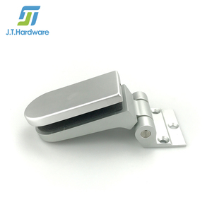 Porte pivotante en verre sans cadre en aluminium de style européen - Product Image 4