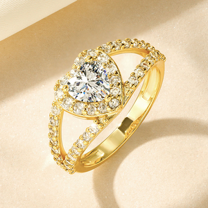 New Arrival Tim Nhẫn Đơn Giản Thiết Kế Cổ Điển 6X6Mm 0.75ct CZ Engagement Không Thấm Nước Làm xỉn Thời Trang Miễn Phí Nhẫn Cho Phụ Nữ Và Nam Giới - Product Image 2