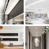 Nouveau design de lampe encastrée cadre carré calandre luminaire LED plafond Downlight