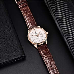Montres-bracelets pour hommes PAGANI DESIGN PD-1689, quartz, luxe, verre saphir, montre de plongée pour hommes, étanche 200 m, date, horloge, montre de business - Product Image 4