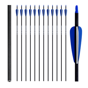 Mới đến 31 inch sợi carbon mũi tên cho recurve cung 6.2mm cột sống 250 800 săn bắn mũi tên thực hành thiết bị bắn súng - Product Image 6