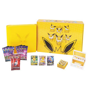Boîte cadeau originale Pokémon chinoise Eevee <span class=keywords><strong>GX</strong></span> Advanced, Jolteon, Flareon, Vaporeon, boîte de collection de cartes à collectionner scellée exclusive - Product Image 3