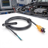 Kabel Aptiv 12065287 3 Pin Female ke Open End yang Kompatibel dengan Konektor Delphi 150 3 Arah untuk Sensor Tekanan AC, Rem, Vakum, dan Oli