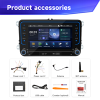 Radio FM RDS Android de 7 Pulgadas para Auto BQCC, Pantalla MP5 Carplay, Estéreo Multimedia BT para VW Amarok, Caddy, Golf 5, 6, Skoda Octavia, Passat B6