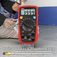 Multimètre professionnel multifonctionnel UNI-T UT136A 10A 500V, testeur d'ohms, mesureur de capacité pour la réparation de téléphones mobiles