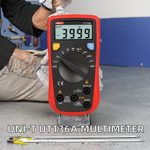 มัลติมิเตอร์ UNI-T รุ่น UT136A 10A 500V มัลติมิเตอร์อเนกประสงค์ระดับมืออาชีพ เครื่องทดสอบความต้านทาน ความจุไฟฟ้า สำหรับซ่อมโทรศัพท์มือถือ - Product Image 5