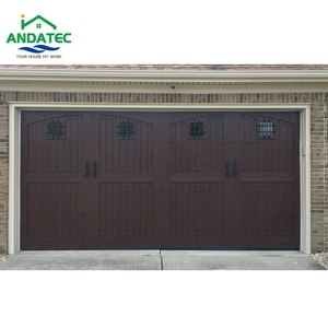 Tự động cổng nhà để xe điều khiển từ xa rắn gỗ overhead cắt cửa nhà để xe - Product Image 4