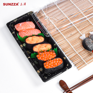 Paquete Sunzza, cubierta antivaho desechable personalizada, blíster de plástico de grado alimenticio para mascotas, embalaje de comida para llevar sushi para fiesta - Product Image 6