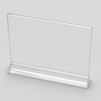 Support de menu en acrylique transparent double face pour café, bistrot, boulangerie, restaurant, spécialités du jour