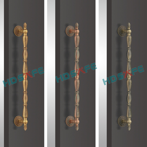 Poignée de <span class=keywords><strong>porte</strong></span> pivotante en laiton, poignée de <span class=keywords><strong>porte</strong></span> décorative de luxe design - Product Image 5