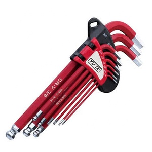 FLOURISH Factory 9PCS llave allen de punto de bola de brazo extra largo, juego de Llaves hexagonales - Product Image 3