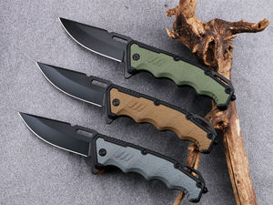 Coltello Tascabile Pieghevole SELAN Lama in Acciaio 3Cr13 Manico in TPR Coltello da Campeggio OEM CT832 - Product Image 1