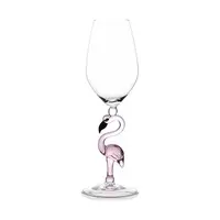 Nordic Flamingo Shape Red Wine Glass With Slanted Mouth, Pink Concave  Bottom, Wedding Birthday Gift