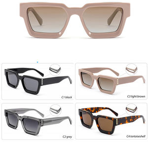 2024 <span class=keywords><strong>gafas</strong></span> de <span class=keywords><strong>sol</strong></span> polarizadas de acetato de alta calidad para hombres <span class=keywords><strong>y</strong></span> mujeres logotipo personalizado marcos cuadrados gruesos de lujo <span class=keywords><strong>gafas</strong></span> de <span class=keywords><strong>sol</strong></span> rectangulares Tac - Product Image 6