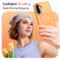 Funda para Teléfono Samsung A57, Acabado Mate con Sensación de Piel, Cobertura Total, Protección Anticaídas para Samsung A17 A27