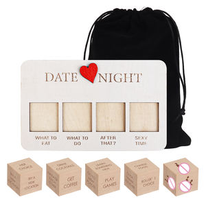 Бестселлер, сексуальные ночные кубики для пар, забавные ночные свидания, кубики из дерева, поделки, любовники, свидания, забавные кубики, секс-игрушки - Product Image 1