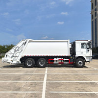 Camion compacteur de déchets à chargement arrière SHACMAN 6x4 de 23 mètres cubes, directement de l'usine, avec certifications CE et ISO pour l'assainissement municipal