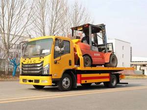 รถยกหนัก JAC 10 ตัน 4x2 แบบพื้นเรียบสำหรับขายในอเมริกาใต้ - Product Image 2