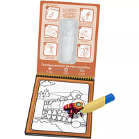 Livre de peinture à l'eau magique de dessin de coloriage de griffonnage magique de l'éducation précoce des enfants avec le stylo d'eau pour des enfants