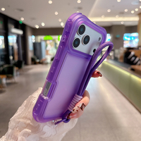 Coques de téléphone portable Beautyline Air Cushion 3 en 1 Combo Smoke Matte Clear pour Honor X5c X6c X7c X8c X9c X7d X9d, coque arrière