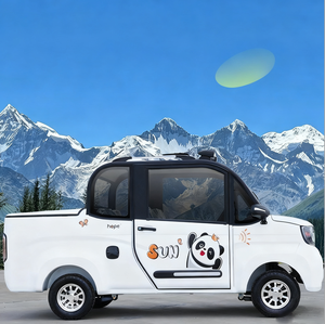 Achats en gros : Camionnette électrique de livraison 60V à moteur unique, 45 km/h, avec sièges en cuir et caméra arrière pour la circulation urbaine - Product Image 4