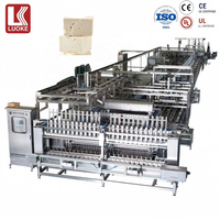 Ligne d'assemblage intelligente, efficace et à haute productivité contrôlée par PLC pour la production automatique à grande échelle de tofu Mumian