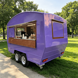 Hot Dog Vending Cart Multifunction Food <b>Trailer</b> Business Food Cart Mobile Food Cart <b>Trailer</b> Customized Size Street Food Truck - Product Image 6