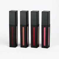 Gloss à lèvres mat personnalisé avec logo, longue tenue, imperméable, anti-adhésif, rouge à lèvres liquide, vitamine E, marque privée, maquillage pour les lèvres, cosmétiques