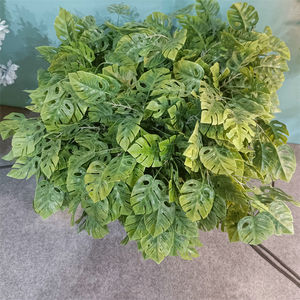 Nouvelle branche de feuille artificielle Faux <span class=keywords><strong>Monstera</strong></span> <span class=keywords><strong>plante</strong></span> feuilles longue tige vraie touche <span class=keywords><strong>plante</strong></span> panachée <span class=keywords><strong>Monstera</strong></span> pour la maison mariage bricolage décor - Product Image 4