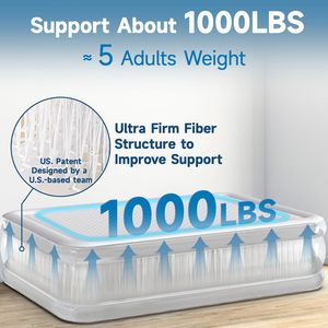Colchón Inflable Portátil de Alta Calidad, Ecológico, Estilo Sofá con Bomba Integrada y Almohada, Diseño Moderno para Dormitorio - Product Image 3