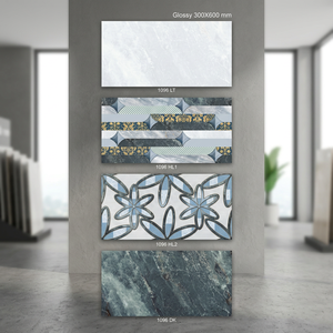 Azulejos Decorativos de Cerámica para Pared de 300x600 mm, 6 mm de Grosor, 5 Años de Garantía, Azulejos Glaseados Digitales Impermeables, Precio Bajo de Fábrica India - Product Image 3