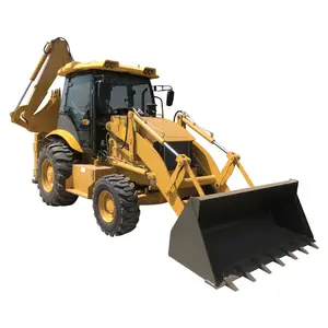 CE EPA china new tractor with backhoe and front loader 4x4 4WD mini loader backhoe Telehandler loader With Attachments on sale