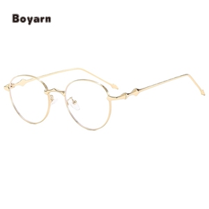 Boyarn Cut Blue Ray <span class=keywords><strong>Gafas</strong></span> de computadora Marcos de metal redondos cuadrados personalizados <span class=keywords><strong>Gafas</strong></span> de bloqueo de luz azul 2024 para hombres Mujeres Hombres - Product Image 4