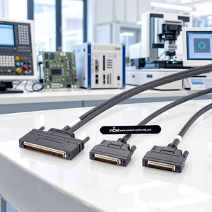 Câble de raccordement HPDB100 100 broches vers 2x HPDB50 SCSI avec verrouillage à vis pour test d'automatisation et pilote de moteur, compatible Advantech PCL-10250 - Product Image 3