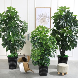 Árboles artificiales decorativos viajero plátano monstera plantas verdes simuladas plantas Anthurium árbol de plantas simuladas - Product Image 2